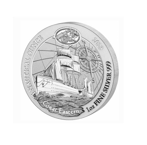 Ruanda Nautical Ounce 1 Oz Silbermünze