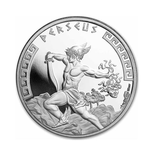 Niue 2024 - Helden der griechischen Mythologie - Perseus 1 Oz Silbermünze BU*