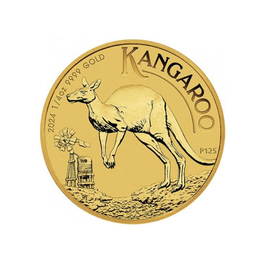 Australian Känguru 2024 Goldmünze 1/4 oz