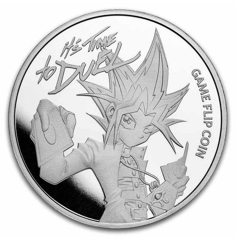 Niue 2023 - YuGiOh - Game Flip Coin 25th Anniversary 1 Oz Ag999 BU*