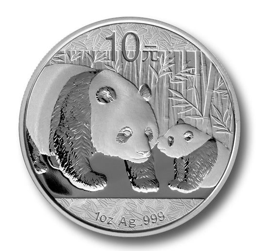 China Panda - 30 Gramm Silbermünze 2011