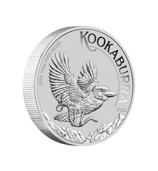 Australien Silbermünze 10 oz Kookaburra 2024 Perth Mint