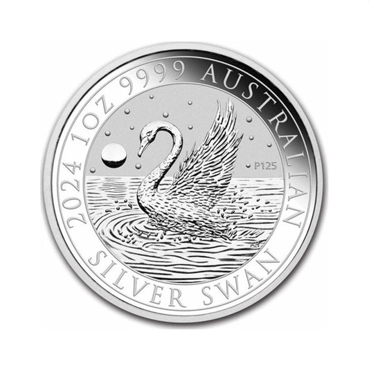 Australien Schwan Silbermünze 1 oz 2024 Perth Mint *
