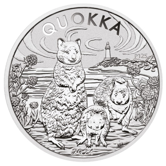 Australien Quokka 2024 Silbermünze 1 oz Perth Mint