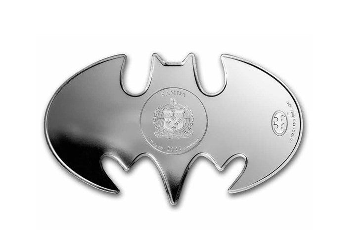 1 Oz Silber Samoa 5 Dollar Batman(TM) Batarang(TM) 2024