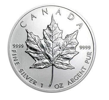 Kanada Maple Leaf 1989 - 1 oz Silbermünze *