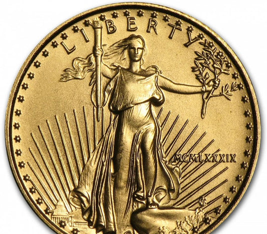 American Eagle Liberty Goldmünze 1/10 oz 1989 **