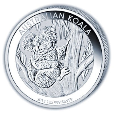 Australien Koala Silbermünze 1 oz  2013 Perth Mint *