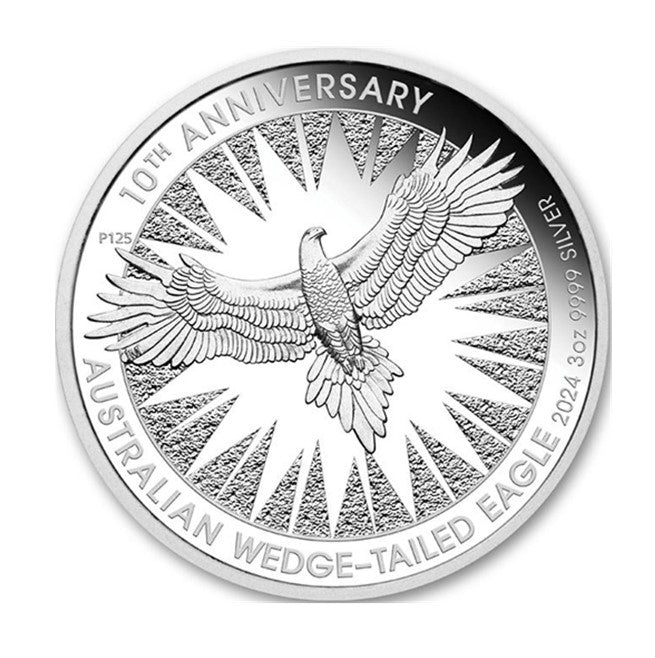 Wedge Tailed Eagle 2024 - Silbermünze 3 oz Proof Australien Perth Mint