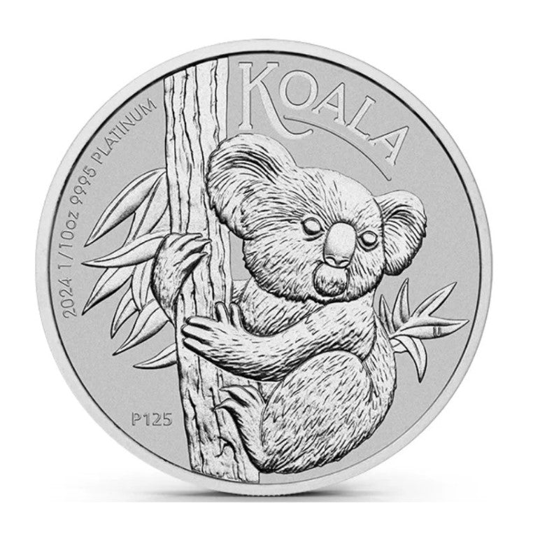 Platinmünze 1/10 oz Koala 2024 gekapselt