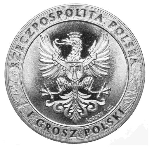 Polen Husaria III Silbermedaille 1 Unze Silber *