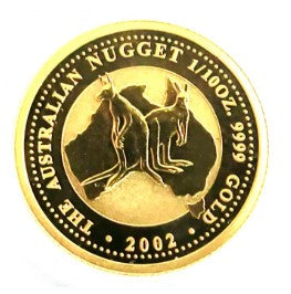 Känguru 2002 Goldmünze 1/10 oz - Australisches Känguru **