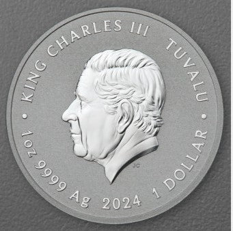 Silbermünze 1oz "Caritas Omnia Potest" 2024 Ottifanten – Rüsselfanten (Tuvalu)