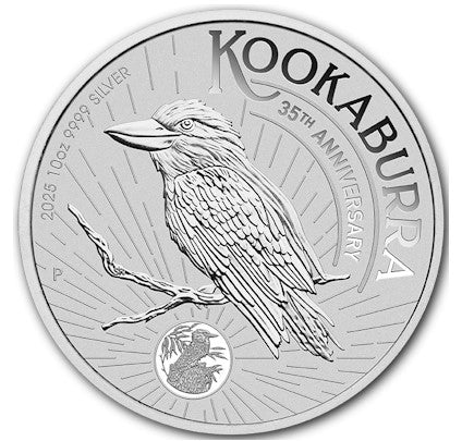 Australien Kookaburra 10 oz Silbermünze 2025 10 AUD