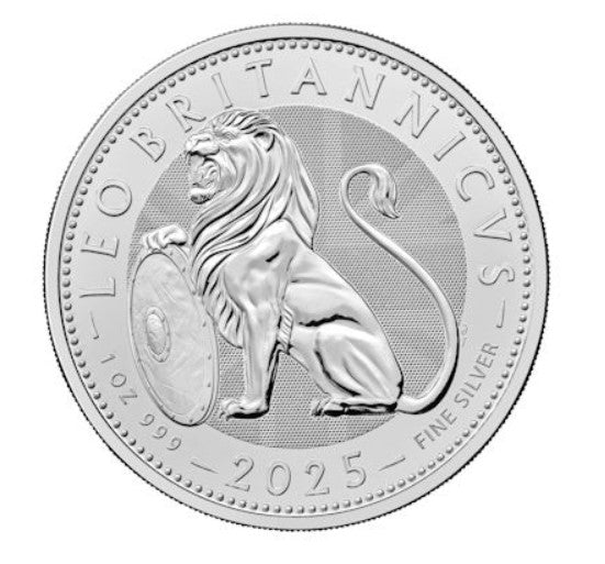 Großbritannien 2 GBP British Lion 1 Oz Silber BU 2025