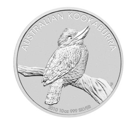 Australien Silbermünze 10 oz Kookaburra 2010 Perth Mint*