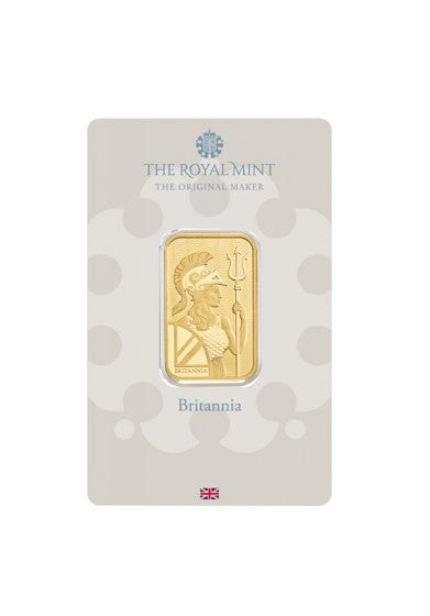 Goldbarren 5 g Britannia Old Style selten Au999.9**
