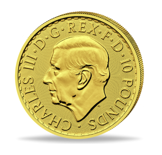 Britannia 2026 Goldmünze 1/10 oz Royal Mint