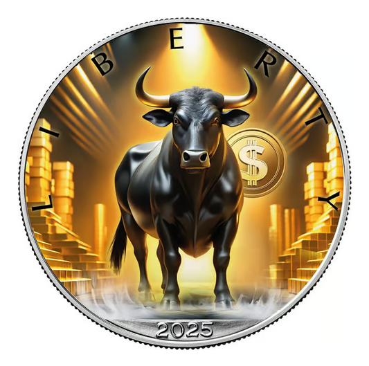 USA - 1 USD Silver Eagle: Bulle 2025 - 1 Oz Silber Color