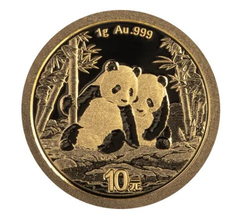 China - 10 Yuan China Panda 2026 - 1 Gramm Goldmünze in OVP **