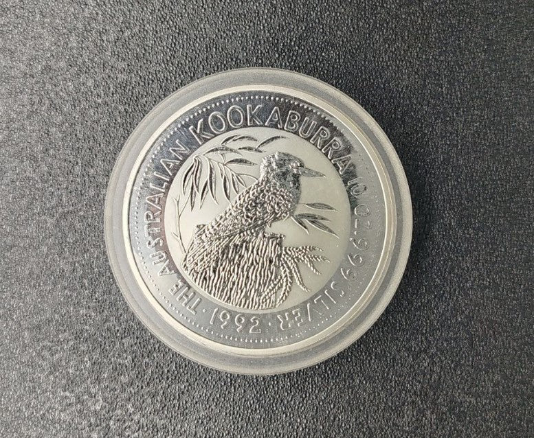Australien Silbermünze 10 oz Kookaburra 1992 Perth Mint