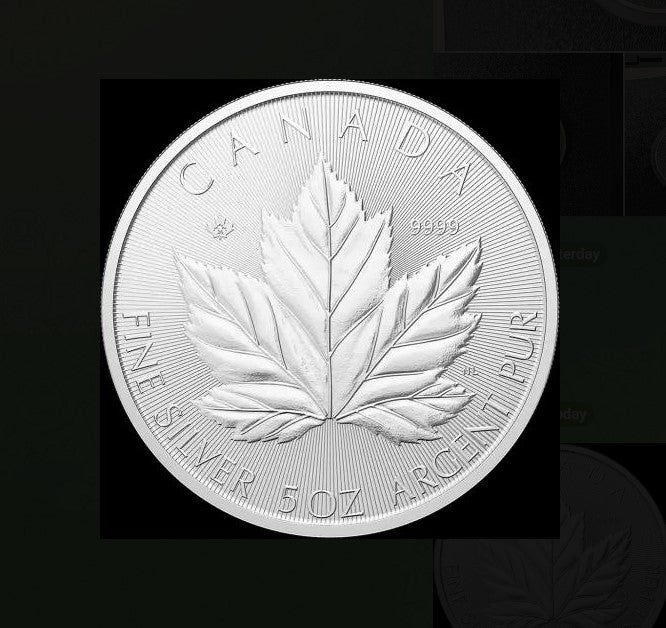 Grand Maple Leaf Münze 2026 - 5 Oz Silber