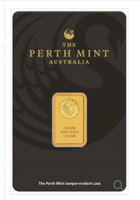 5 Gramm Goldbarren - The Perth Mint - Känguru 5 g Au999**
