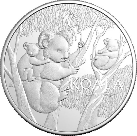 Australien 1 AUD RAM Koala 1 Oz Silbermünze 2026