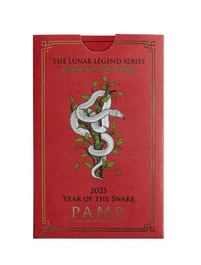 Goldbarren 5 Gramm Au999.9 PAMP Lunar Schlange Snake **