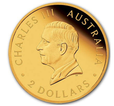 Australien - 2 AUD Lunar 3 Pferd 2026 - 0,5g Gold im Blister