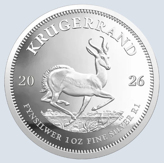 Krügerrand Silbermünze 1 oz PP 2026 Südafrika Krugerrand