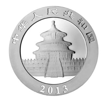 China Panda - 30 Gramm Silbermünze 2013 999 Silber *