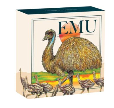 Australien Emu Farbe Silbermünze 1 oz 2026 Color OVP