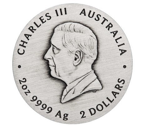 Lunar 3 Silbermünze 2 oz Antik Finish Pferd Horse 2026