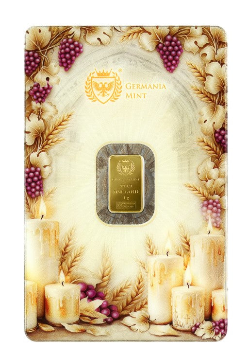 Goldbarren 1 Gramm Germania Mint Erste Heilige Kommunion