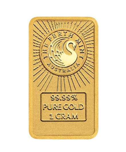 Goldbarren 999 Gold - 1 Gramm Dune im Blister - Perth Mint**