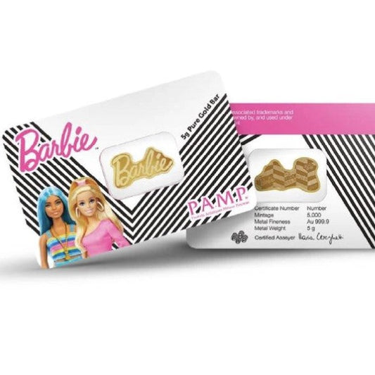 PAMP 5 Gramm Goldbarren - Barbie