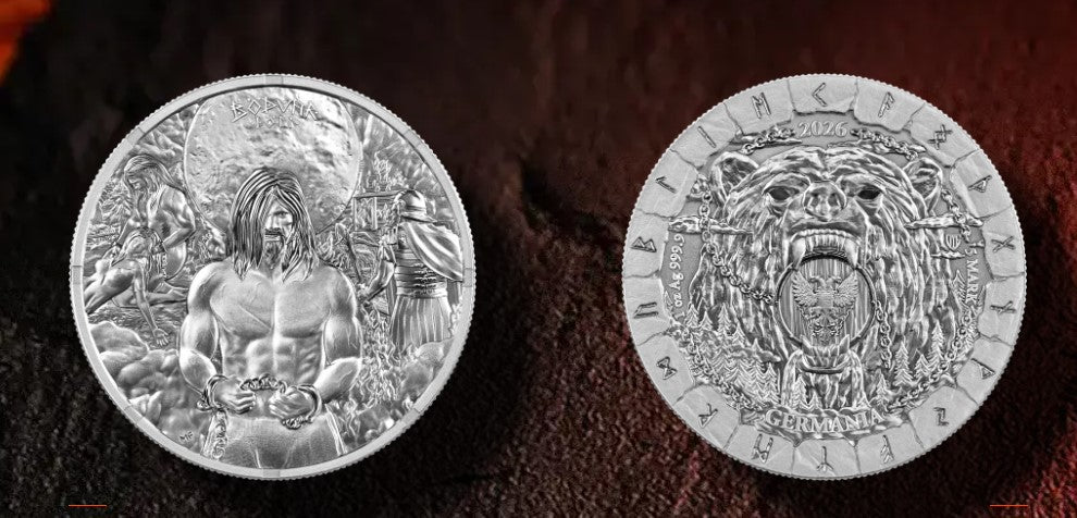 Bödvar Saga Loss 2026 Germania Mint 1 oz Silber BU