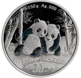 China Panda 150 Gramm Silbermünze 2026