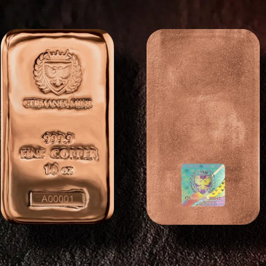 Germania Mint - 10 oz Kupferbarren