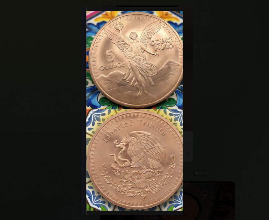 5 Oz .999 Kupfer Libertad Tribute 2026 Engel der Unabhängigkeit in Kapsel