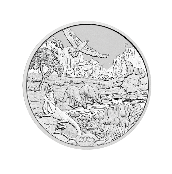 Australien 2026 – Wonders of Australia 1 oz Silber BU