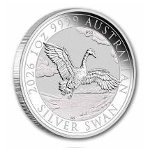 Australien Schwan Silbermünze 1 oz 2026 Perth Mint