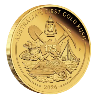 Goldmünze 1/4 oz PP Australia's First Gold Rush 175. Jubiläum 2026
