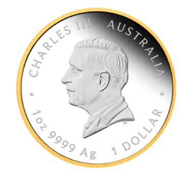 Australia's First Gold Rush 1 oz Silber PP 2026 - 175. Jubiläum - Teilvergoldet