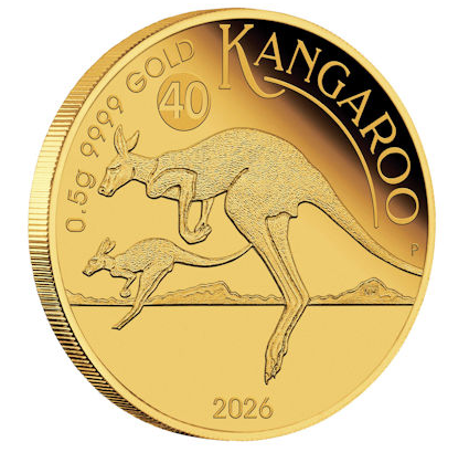 Australien Känguru MiniRoo 2026 - 0,5 g Gold PP **