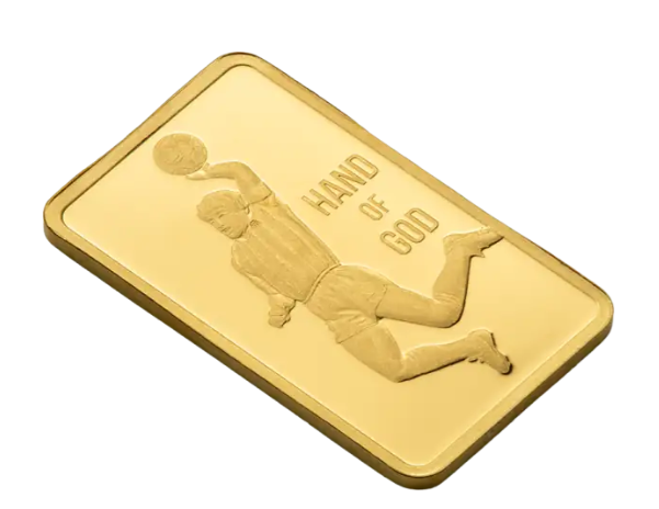 Goldbarren 1 Gramm PAMP Diego Maradona Goldbarren 