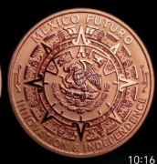 XVI Mint 5 Oz  Kupfer Mexico Cibernetica Libertad 2026 Ultra High Relief