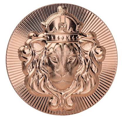 Scottsdale Mint - Lion Stacker - 1 Oz Kupfer
