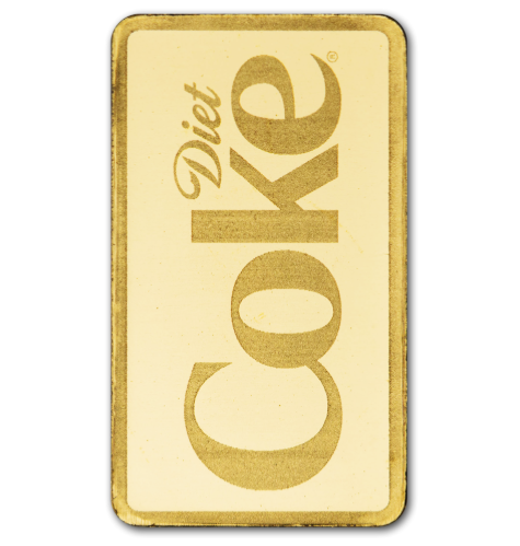 Goldbarren 1 Gramm PAMP Coca Cola Au999 Diet Cola